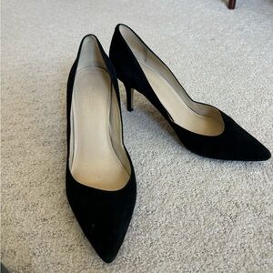 Marc Fisher Black Suede Heels